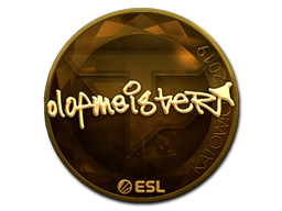 Sticker | olofmeister (Gold) | Katowice 2019 image