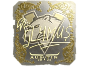 Sticker | FL4MUS (Gold) | Austin 2025 image