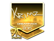 Sticker | KRIMZ (Gold) | Cluj-Napoca 2015 image