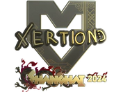 Sticker | xertioN (Gold) | Shanghai 2024 image