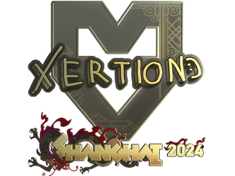 Sticker | xertioN (Gold) | Shanghai 2024 image