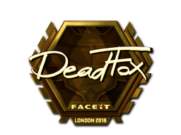 Sticker | DeadFox (Gold) | London 2018 image