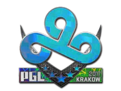 Sticker | Cloud9 (Holo) | Krakow 2017 image