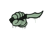 Sealed Graffiti | Backstab (Cash Green) image