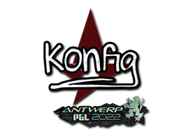 Sticker | k0nfig (Glitter) | Antwerp 2022 image