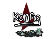 Sticker | k0nfig (Glitter) | Antwerp 2022 image