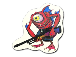 Sticker | Red Cyclawps image