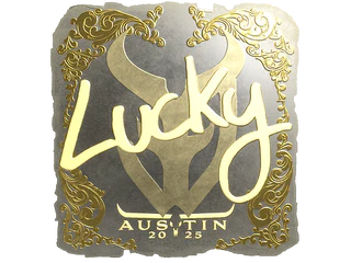 Sticker | Lucky (Gold) | Austin 2025