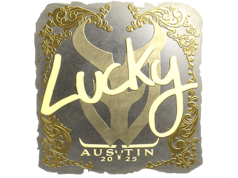 Sticker | Lucky (Gold) | Austin 2025 image