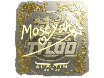 Sticker | Moseyuh (Gold) | Austin 2025 image