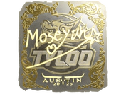 Sticker | Moseyuh (Gold) | Austin 2025 image