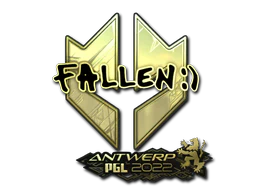 Sticker | FalleN (Gold) | Antwerp 2022 image