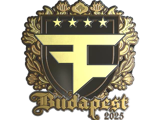 Sticker | FaZe Clan (Gold) | Budapest 2025