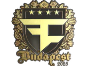 Sticker | FaZe Clan (Gold) | Budapest 2025 image