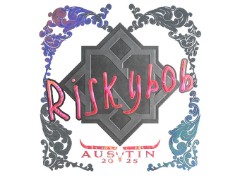 Sticker | riskyb0b (Holo) | Austin 2025 image