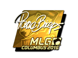 Sticker | pashaBiceps (Gold) | MLG Columbus 2016 image