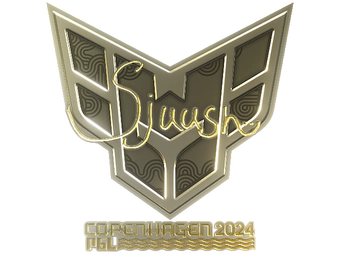 Sticker | sjuush (Gold) | Copenhagen 2024 image