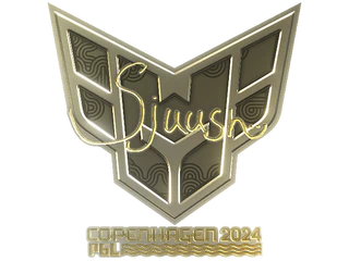 Sticker | sjuush (Gold) | Copenhagen 2024