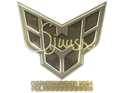 Sticker | sjuush (Gold) | Copenhagen 2024 image