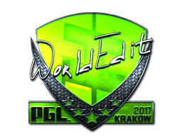 Sticker | WorldEdit (Foil) | Krakow 2017 image