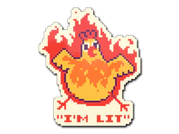 Sticker | I'm Lit image