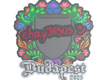 Sticker | chayJESUS (Embroidered) | Budapest 2025 image