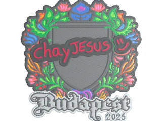Sticker | chayJESUS (Embroidered) | Budapest 2025