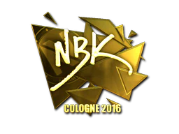Sticker | NBK- (Gold) | Cologne 2016 image