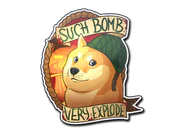 Sticker | Bomb Doge image