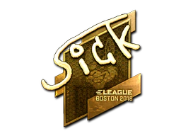 Sticker | SicK (Gold) | Boston 2018 image