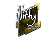 Sticker | Nifty (Foil) | Boston 2018 image