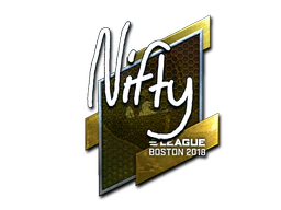 Sticker | Nifty (Foil) | Boston 2018 image