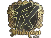 Sticker | Fluxo (Gold) | Budapest 2025 image