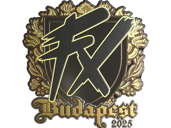 Sticker | Fluxo (Gold) | Budapest 2025 image