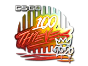 Sticker | 100 Thieves (Foil) | 2020 RMR image