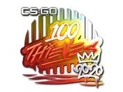 Sticker | 100 Thieves (Foil) | 2020 RMR image