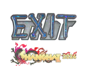 Sticker | exit (Glitter) | Shanghai 2024 image
