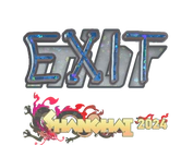 Sticker | exit (Glitter) | Shanghai 2024 image