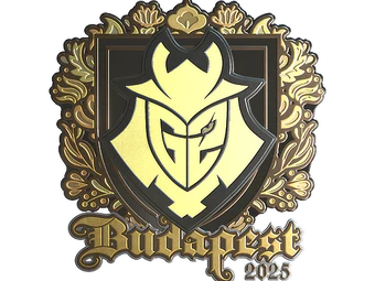 Sticker | G2 esports (Gold) | Budapest 2025 image