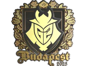 Sticker | G2 esports (Gold) | Budapest 2025 image