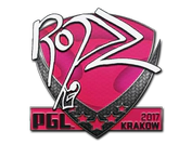 Sticker | ropz | Krakow 2017 image