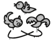 Sealed Graffiti | Dizzy (Shark White) image