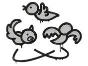 Sealed Graffiti | Dizzy (Shark White) image