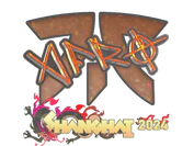 Sticker | afro (Glitter) | Shanghai 2024 image