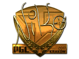 Sticker | NiKo (Gold) | Krakow 2017 image