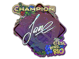 Sticker | Jame (Glitter, Champion) | Rio 2022 image
