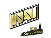 Sticker | Natus Vincere (Gold) | Stockholm 2021 image