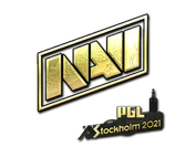 Sticker | Natus Vincere (Gold) | Stockholm 2021 image
