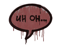 Sealed Graffiti | Uh Oh (Brick Red)