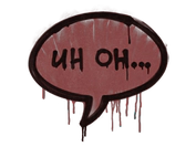 Sealed Graffiti | Uh Oh (Brick Red) image